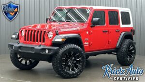 Lifted 2021 Jeep Wrangler Unlimited Islander w/ Tech, Advanced Safety & Premium Audio