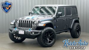 Lifted 2022 Jeep Wrangler Unlimited Rubicon 4xe