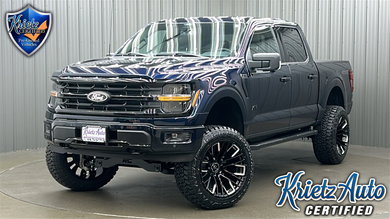 Lifted 2025 Ford F-150 XLT Black Package Short Bed w/ 302A