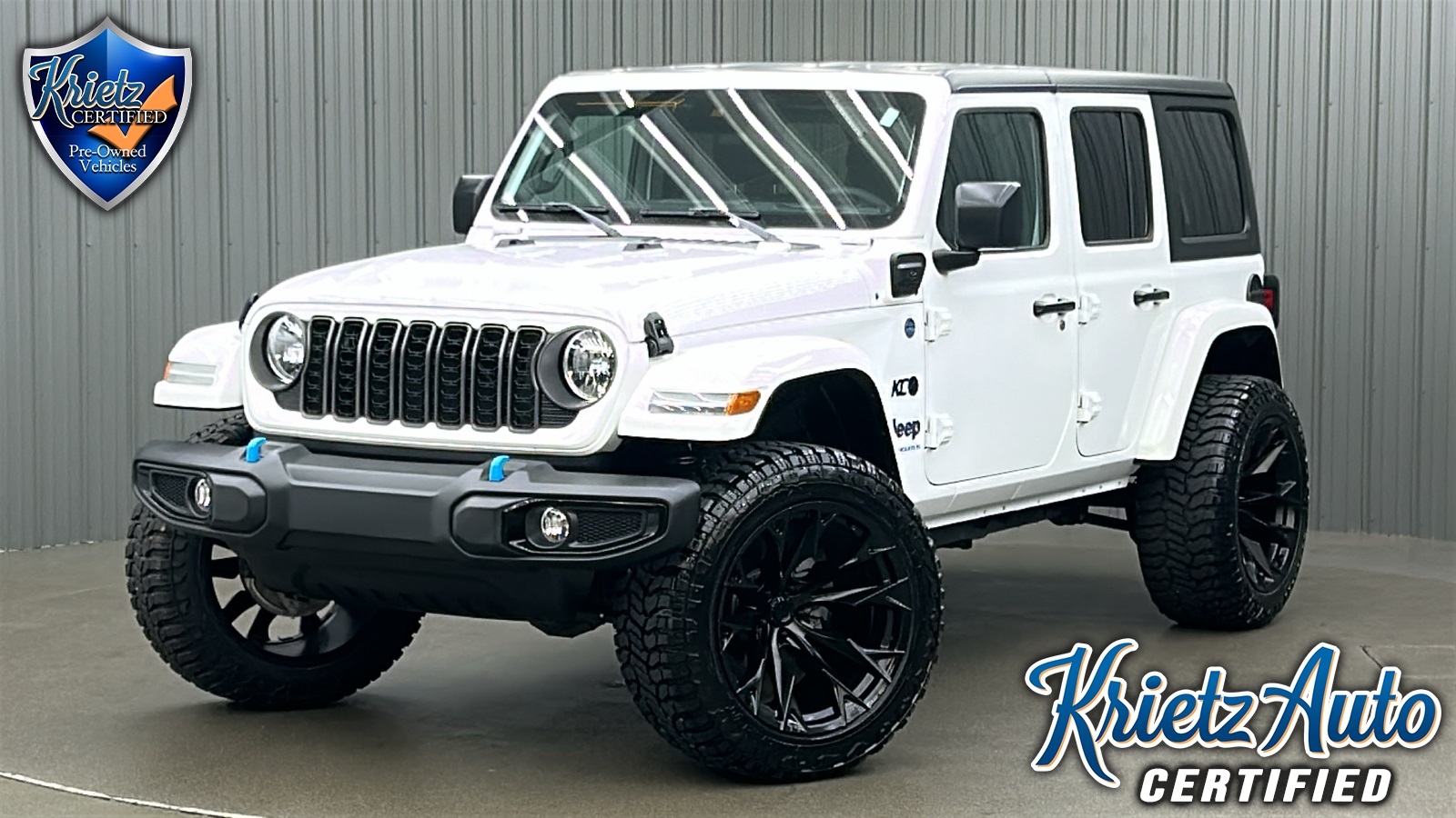 Lifted 2024 Jeep Wrangler Sport S 4xe w/ Hardtop