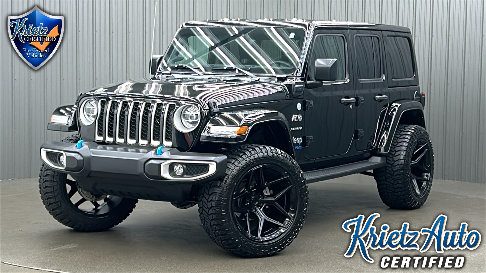 Lifted 2022 Jeep Wrangler w/ Body Color Hardtop & Safety Pkg