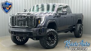 Lifted 2025 GMC Sierra 3500HD Denali Ultimate Short Bed w/ COLORMATCH, Tech & Sunroof