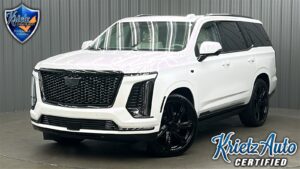 2025 Cadillac Escalade Sport Platinum w/ Black 24" Wheels, Rear Media & Sunroof