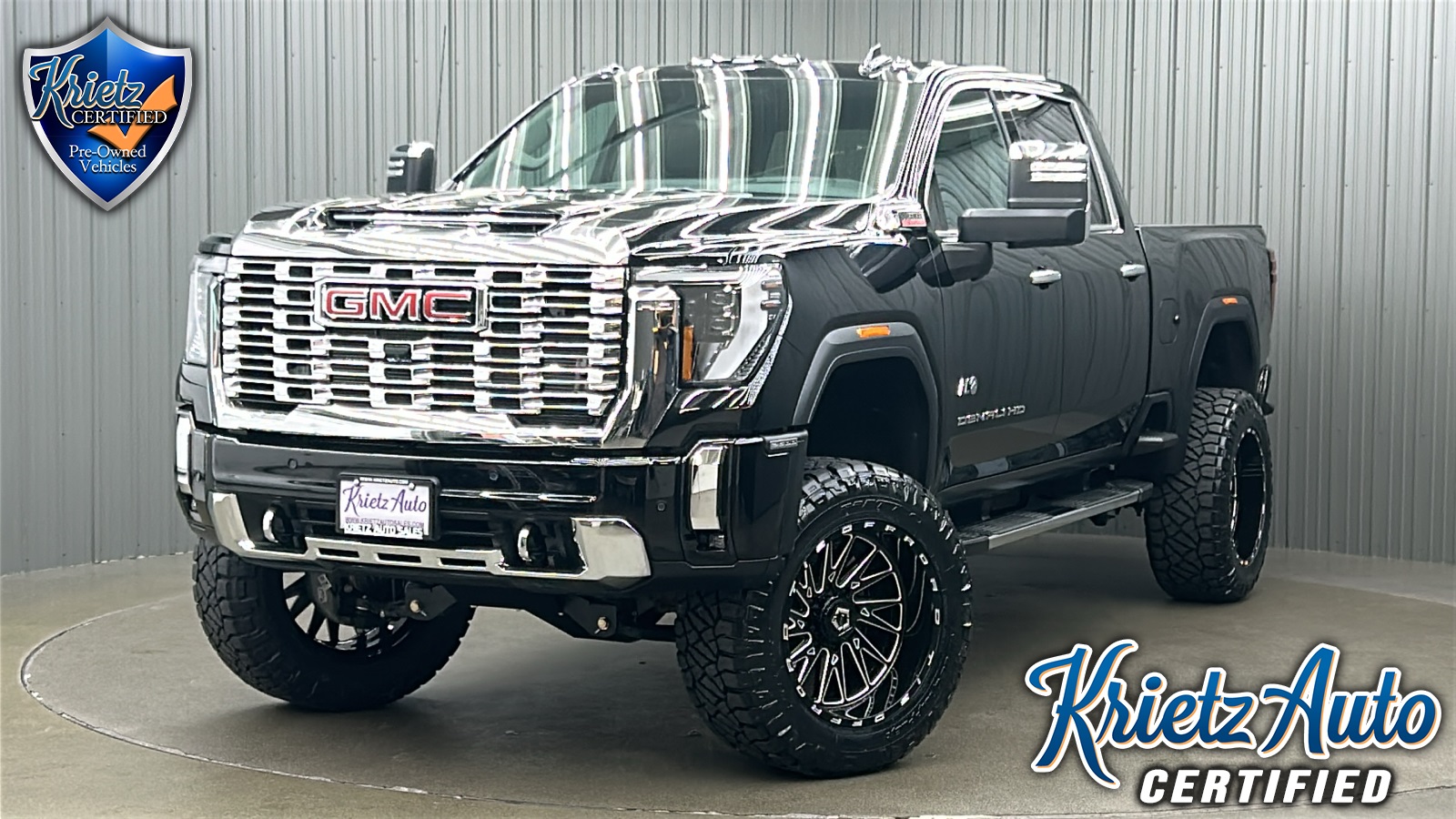 Lifted 2025 GMC Sierra 3500HD Denali Reserve Short Bed w/ Tech & Sunroof