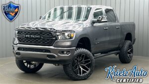 Lifted 2022 Ram 1500 Big Horn/Lone Star Night Edition Short Bed w/ Level 2 Pkg