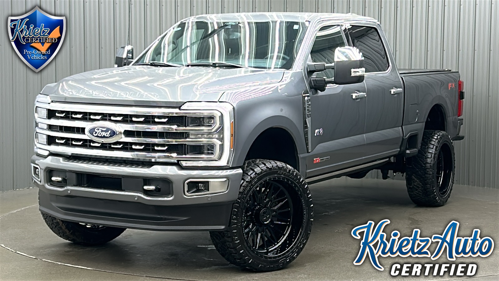 Lifted 2024 Ford F-250SD Platinum Short Bed w/ 703A & Moonroof