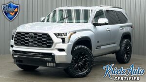 Lifted 2024 Toyota Sequoia Platinum w/ Power Septs, Heads Up Display & Sunroof