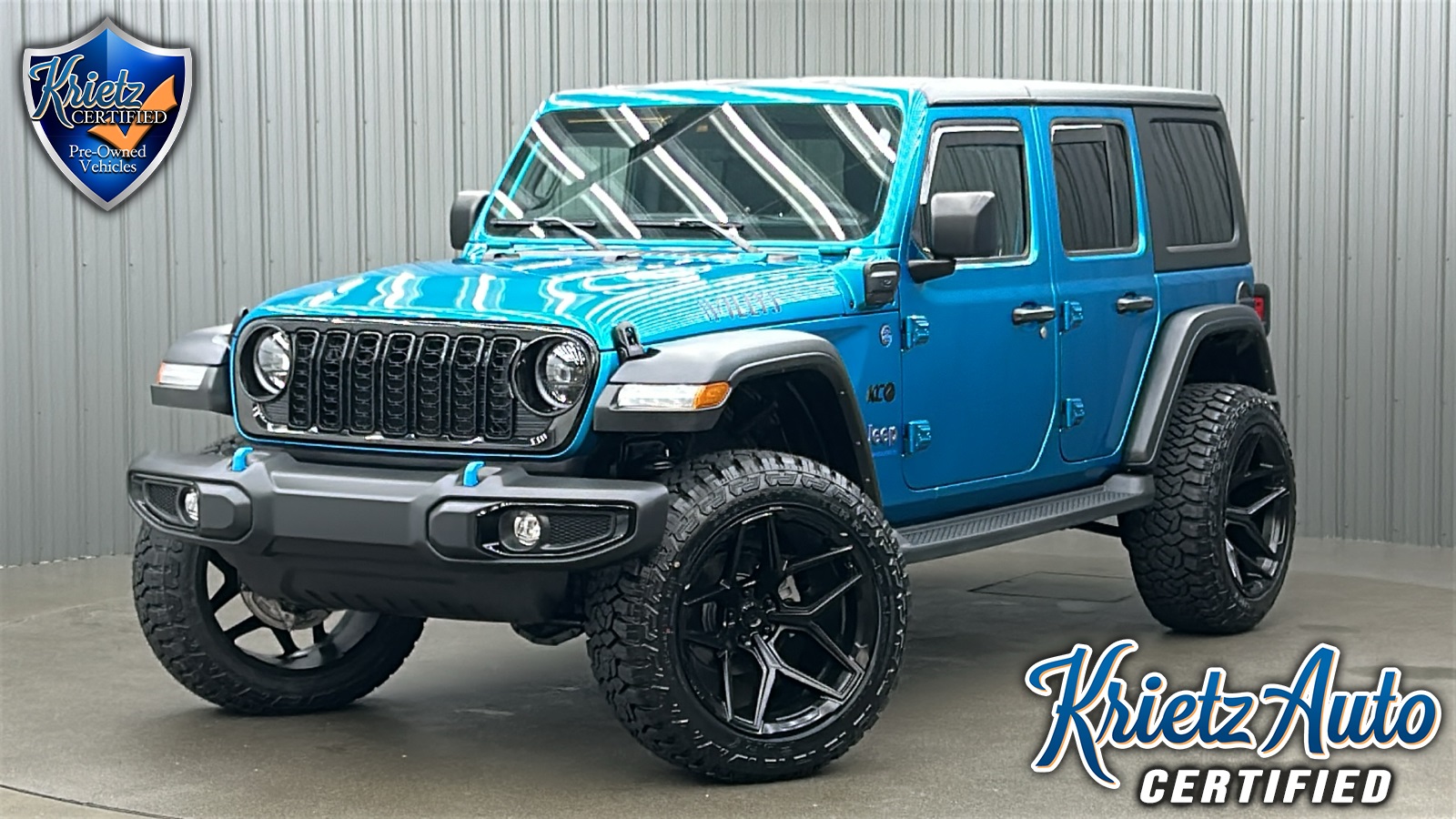 Lifted 2024 Jeep Wrangler Willys 4xe w/ Convenience Group & Hard Top