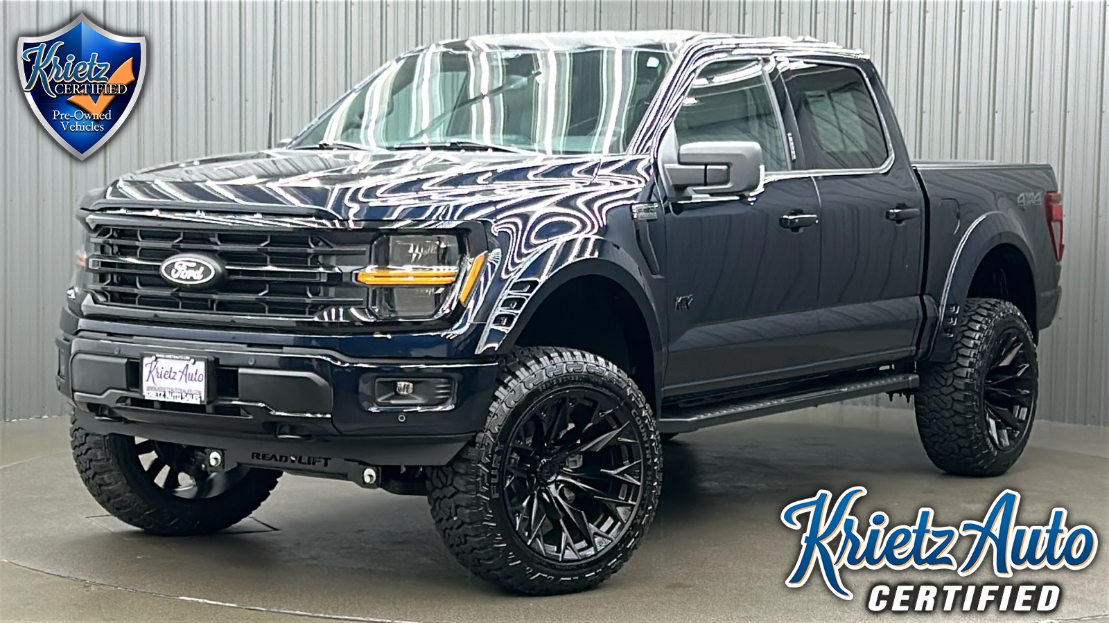 Lifted 2024 Ford F-150 XLT Black Package Short Bed w/ 302A