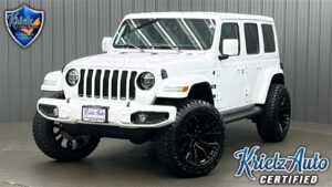 Lifted 2022 Jeep Wrangler Unlimited Sahara High Altitude w/ Safety Pkg