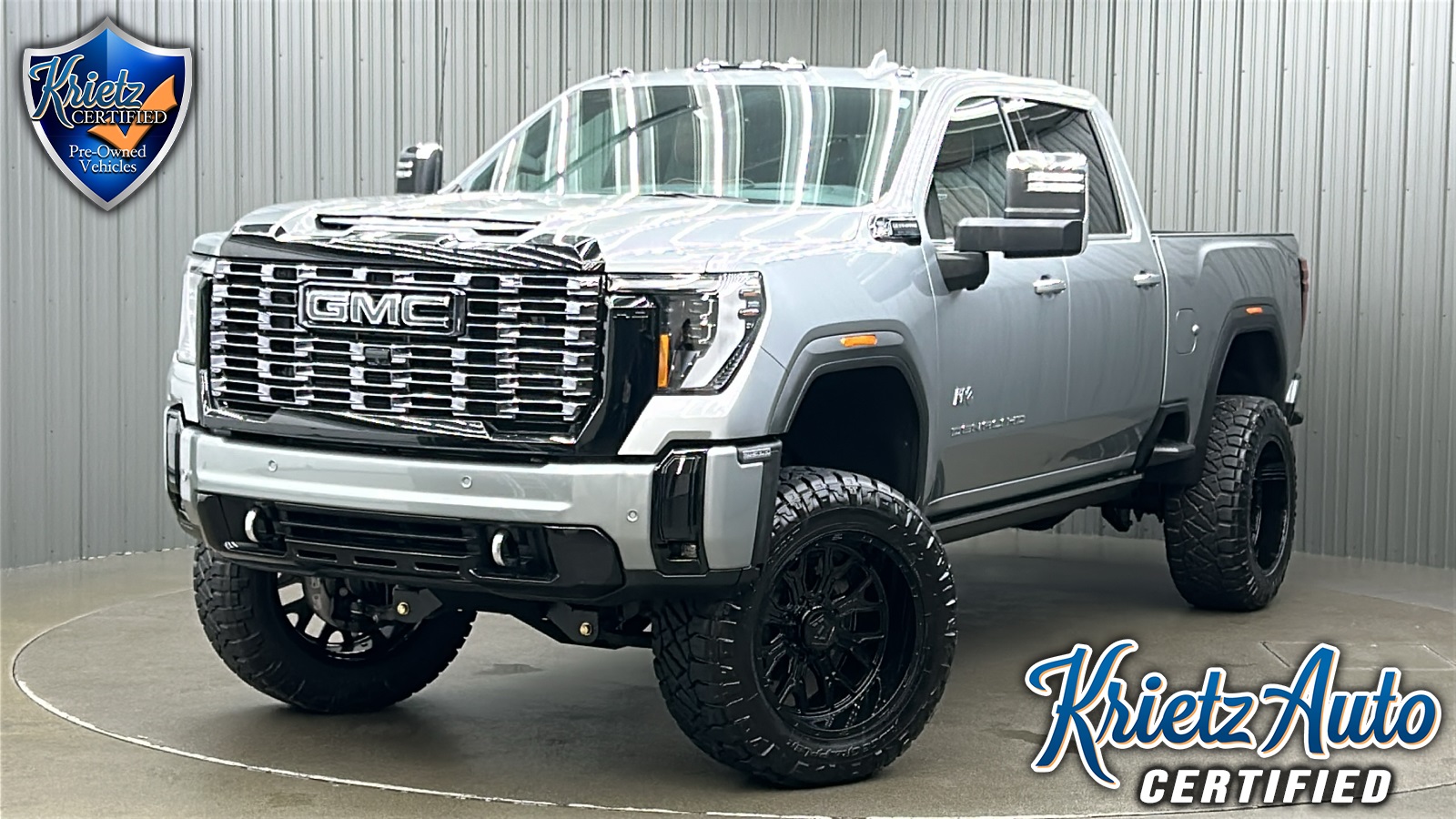 Lifted 2025 GMC Sierra 3500HD Denali Ultimate Short Bed w/ Tech & Sunroof