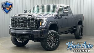 Lifted 2025 GMC Sierra 3500HD Denali Ultimate Short Bed w/ COLORMATCH, Tech & Sunroof