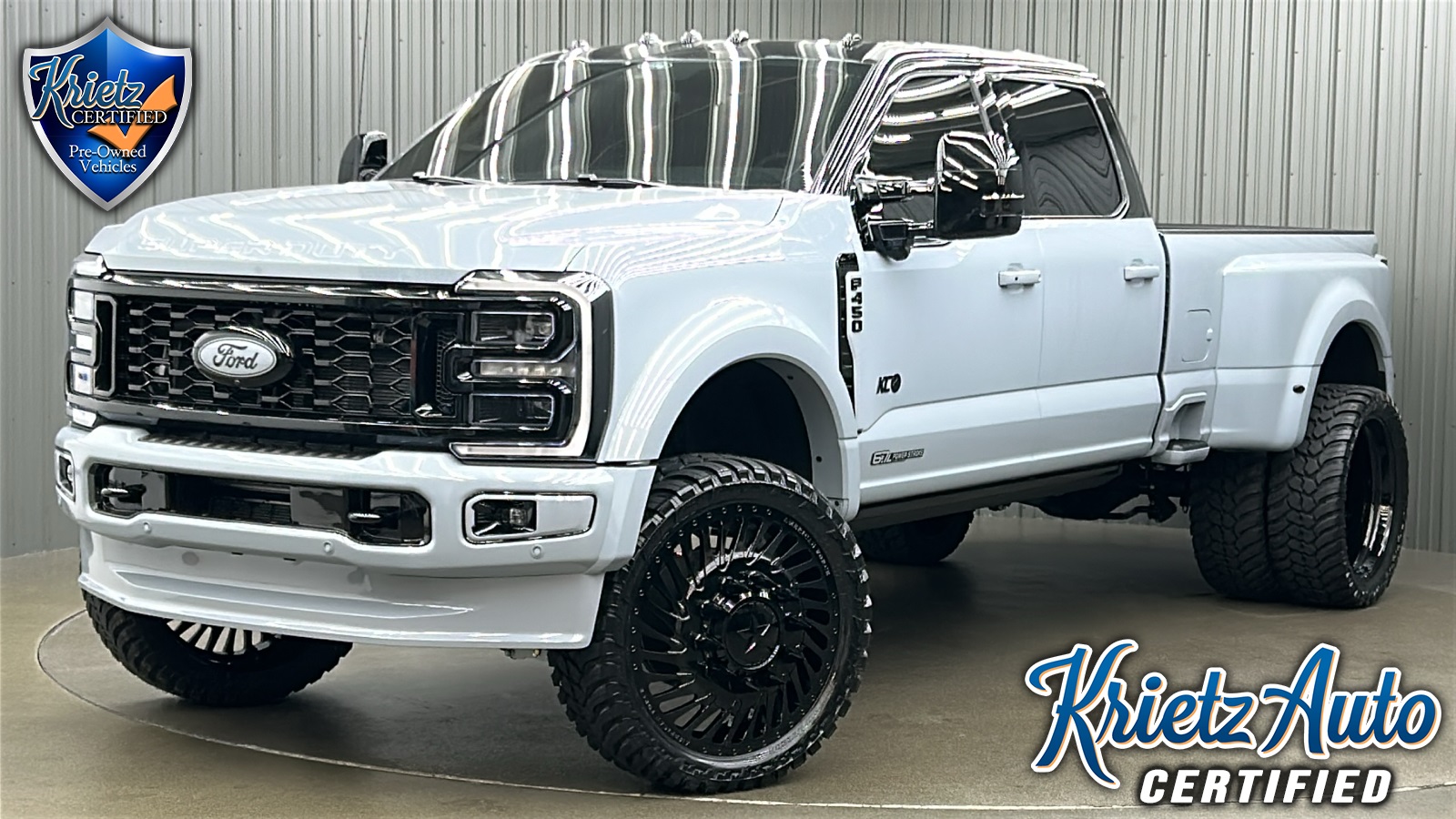 Lifted 2025 Ford F-450SD Platinum Plus Long Bed w/ COLORMATCH & Moonroof