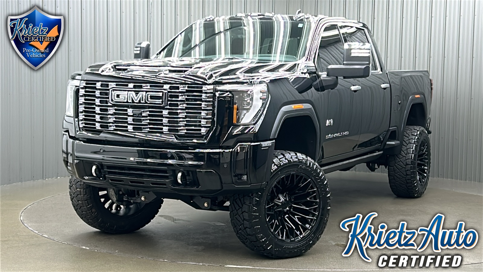Lifted 2025 GMC Sierra 3500HD Denali Ultimate Short Bed w/ Sunroof
