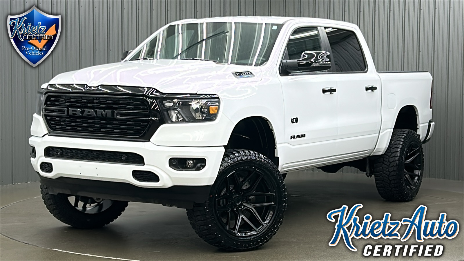 Lifted 2024 Ram 1500 Big Horn/Lone Star Night Edition Short Bed w/ Level B Pkg