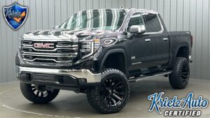 Lifted 2025 GMC Sierra 1500 SLT Premium Short Bed w/ Preferred Pkg & Sunroof