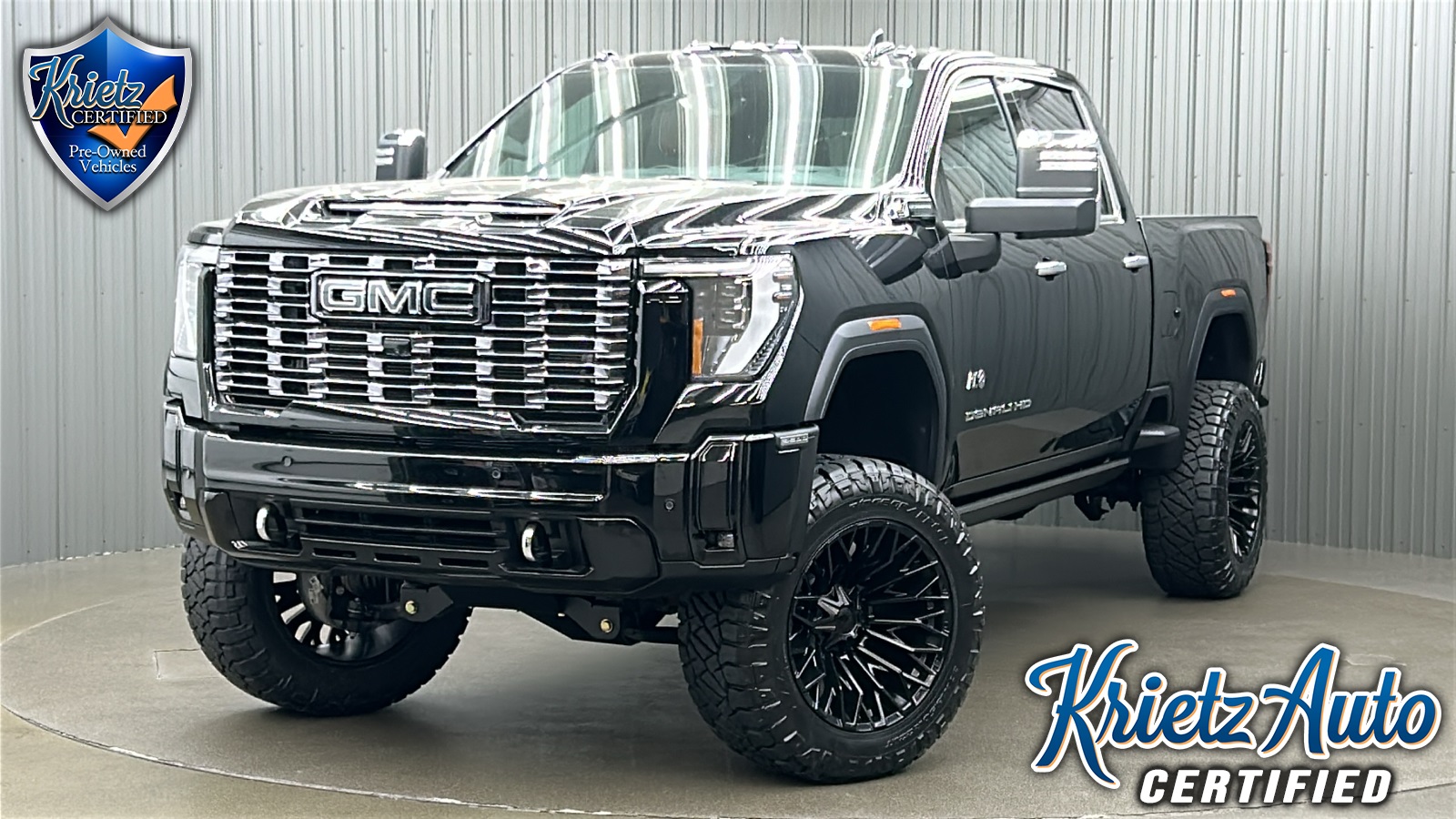 Lifted 2025 GMC Sierra 3500HD Denali Ultimate Short Bed w/ Tech & Sunroof