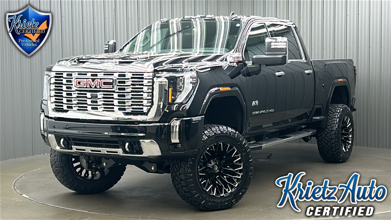 Lifted 2025 GMC Sierra 3500HD Denali Reserve Short Bed w/ Tech & Sunroof