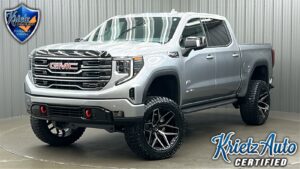 Lifted 2025 GMC Sierra 1500 AT4 Premium Pkg Short Bed w/ Sunroof
