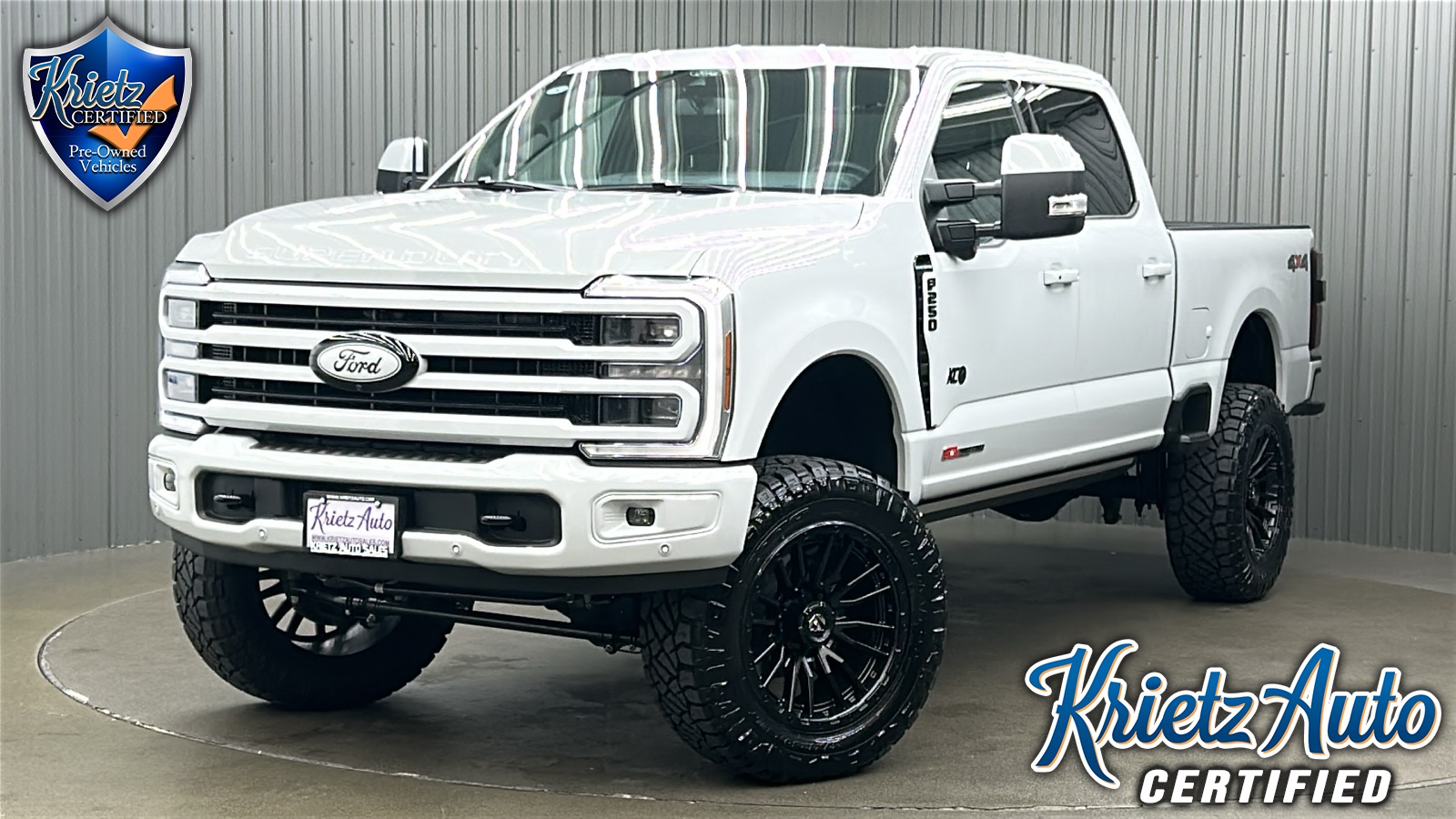 Lifted 2026 Ford F-250SD Platinum Short Bed w/ COLORMATCH, 703A & Moonroof