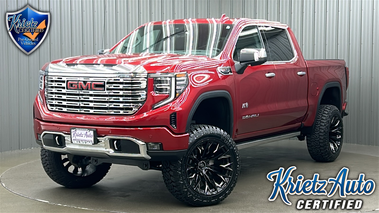 Lifted 2022 GMC Sierra 1500 Denali Reserve Short Bed w/ Tech & Sunroof