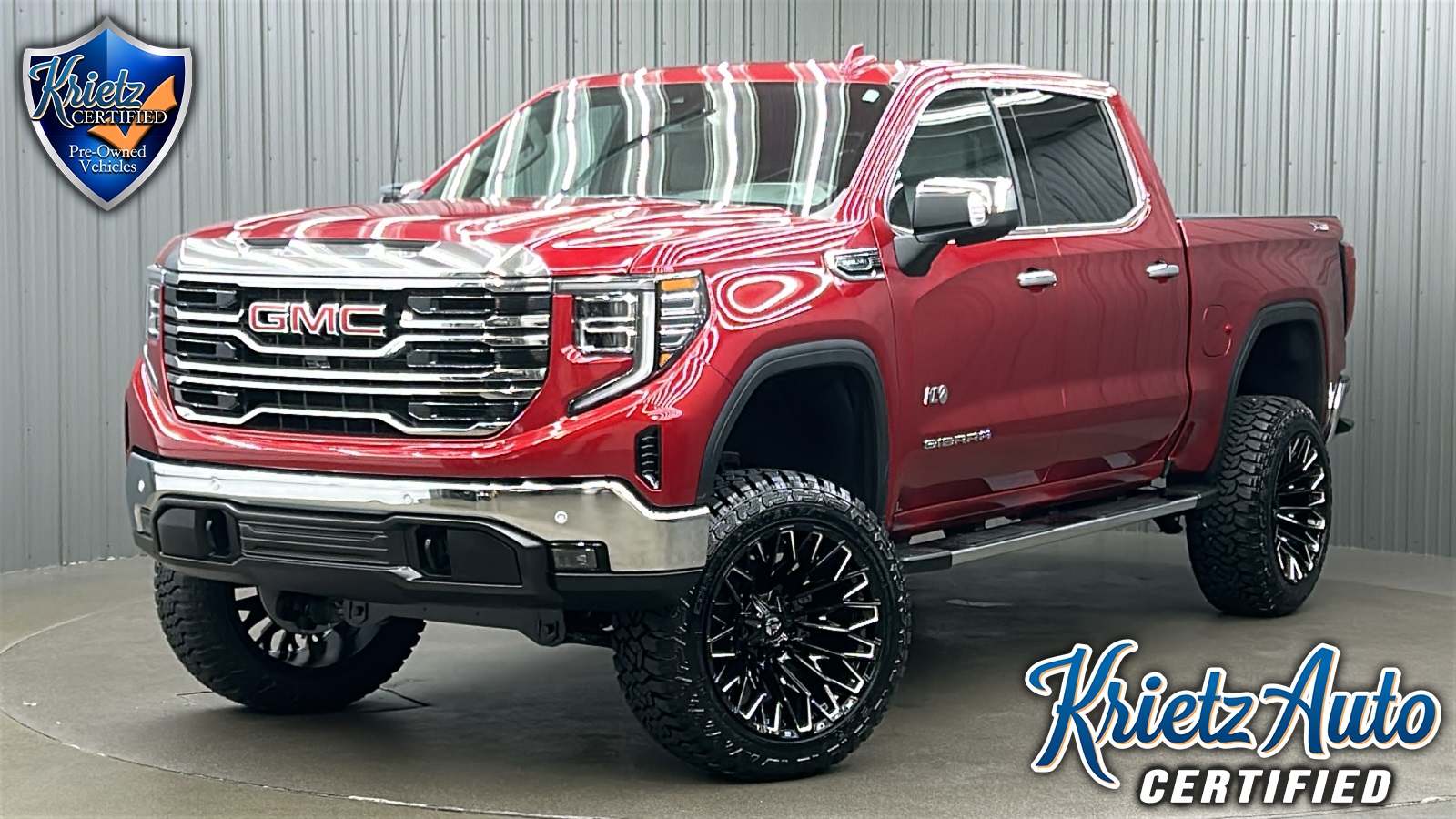 Lifted 2025 GMC Sierra 1500 SLT Premium Plus Short Bed w/ Preferred Pkg