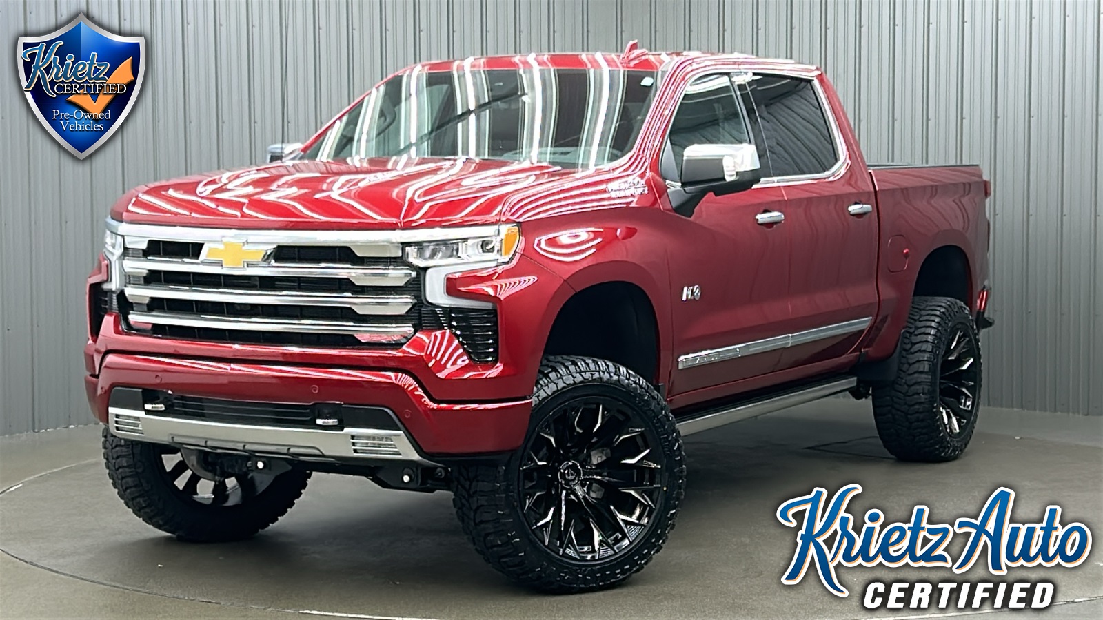 Lifted 2025 Chevrolet Silverado 1500 High Country Premium II Short Bed w/ Tech & Sunroof