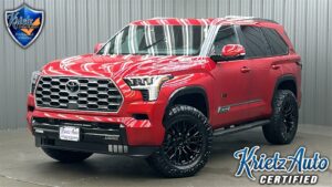 Lifted 2025 Toyota Sequoia Platinum TRD Off Road w/ HUD & Sunroof