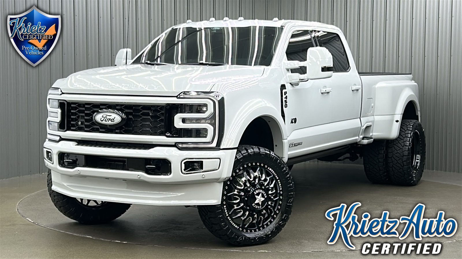 Lifted 2025 Ford F-450SD Platinum Plus Long Bed w/ COLORMATCH & Moonroof