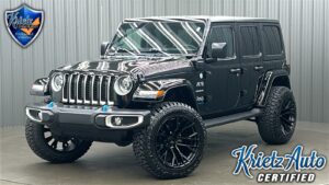 Lifted 2023 Jeep Wrangler Sahara 4xe w/ Cold Weather & Hard Top
