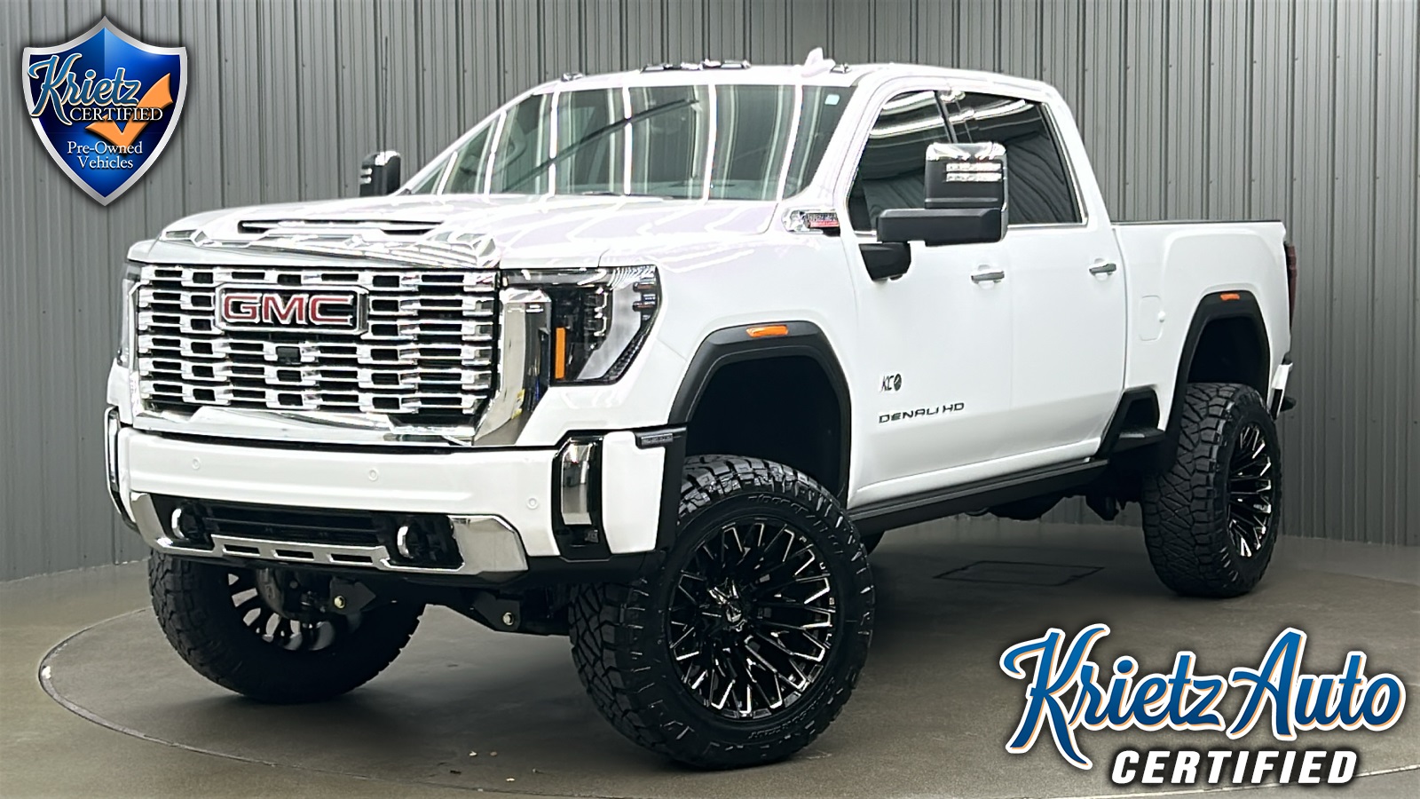 Lifted 2025 GMC Sierra 3500HD Denali Short Bed Reserve w/ Tech & Sunroof