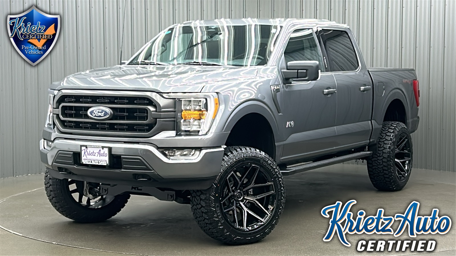 Lifted 2023 Ford F-150 XLT Sport Package Short Bed w/ 302A & Moonroof