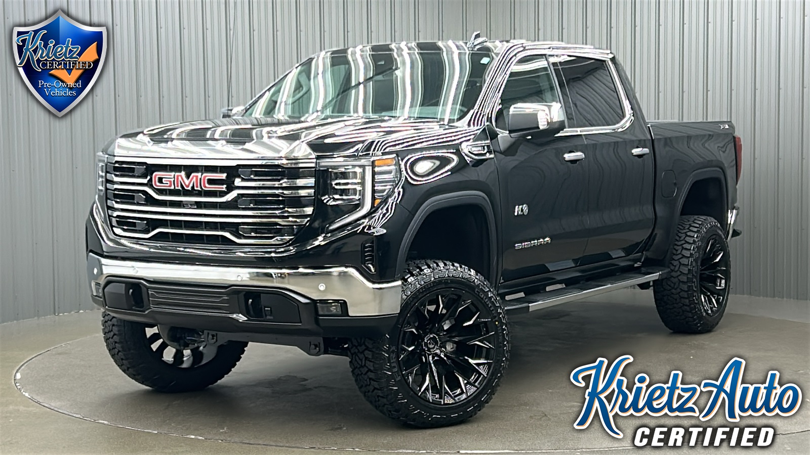 Lifted 2025 GMC Sierra 1500 SLT Short Bed Premium Plus w/ Sunroof