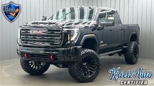 Lifted 2025 GMC Sierra 2500HD AT4 Premium Plus Short Bed w/ Sunroof