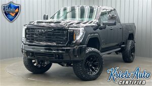 Lifted 2025 GMC Sierra 2500HD AT4 Premium Plus Short Bed w/ COLORMATCH & Sunroof