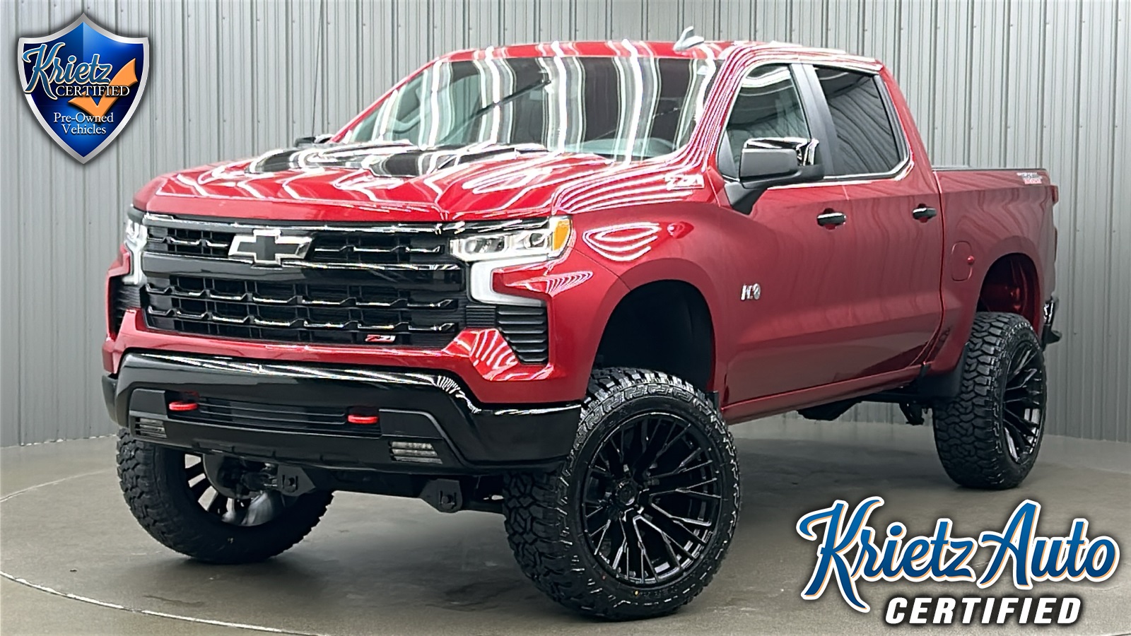 Lifted 2025 Chevrolet Silverado 1500 LT Trail Boss Short Bed w/ Convenience 2 & Sunroof