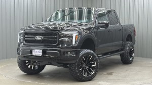 Lifted 2025 Ford F-150 Lariat Black Package Short Bed w/ 502A & Moonroof