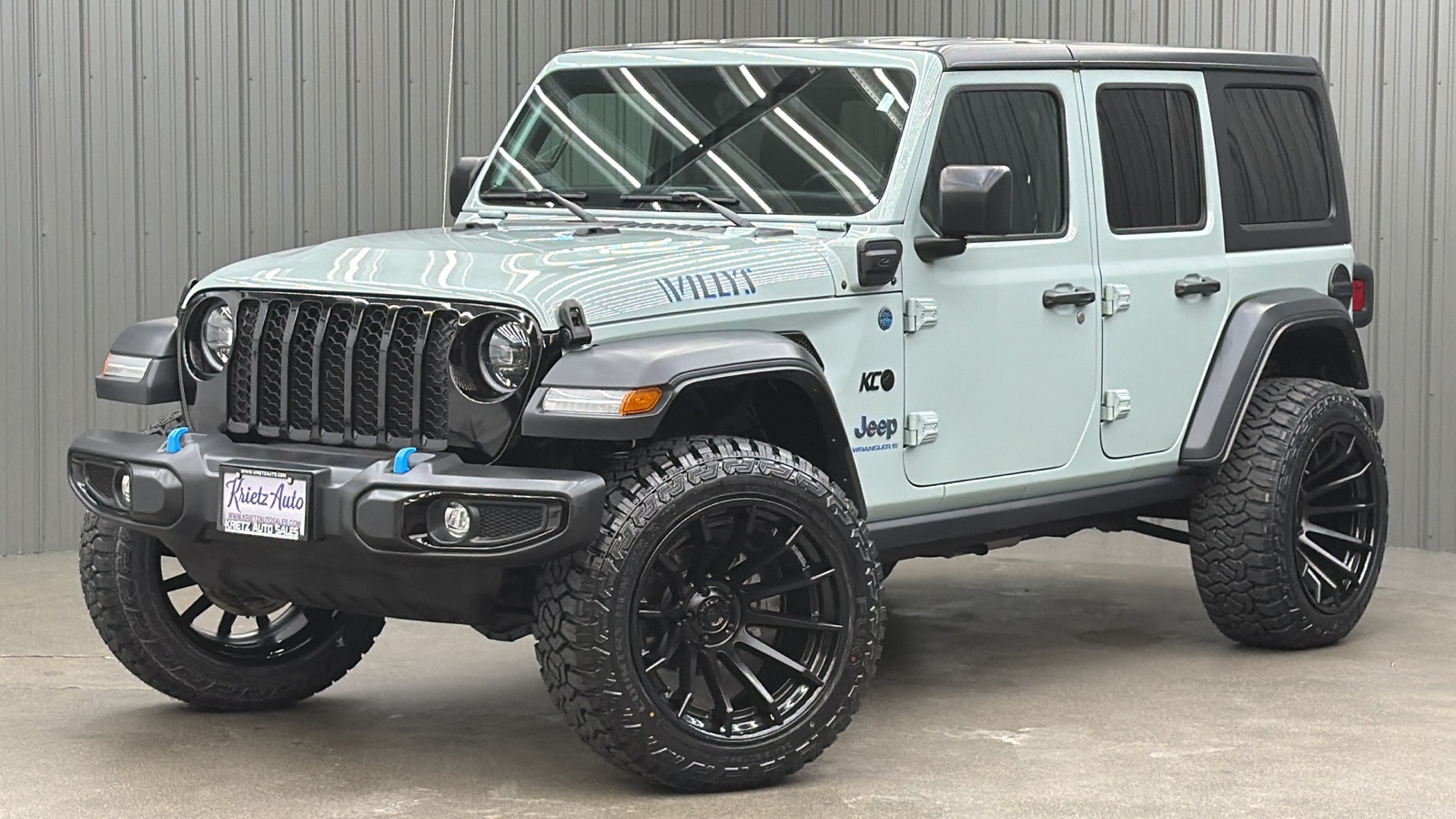 Lifted 2023 Jeep Wrangler Base 4xe w/ Convenience, Cold Weather & Hard Top