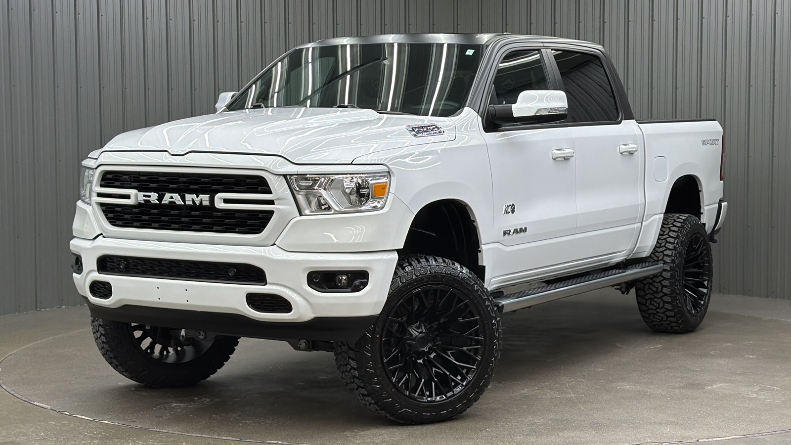Lifted 2022 Ram 1500 Big Horn/Lone Star Sport Package Short Bed w/ Level 2 & Moonroof