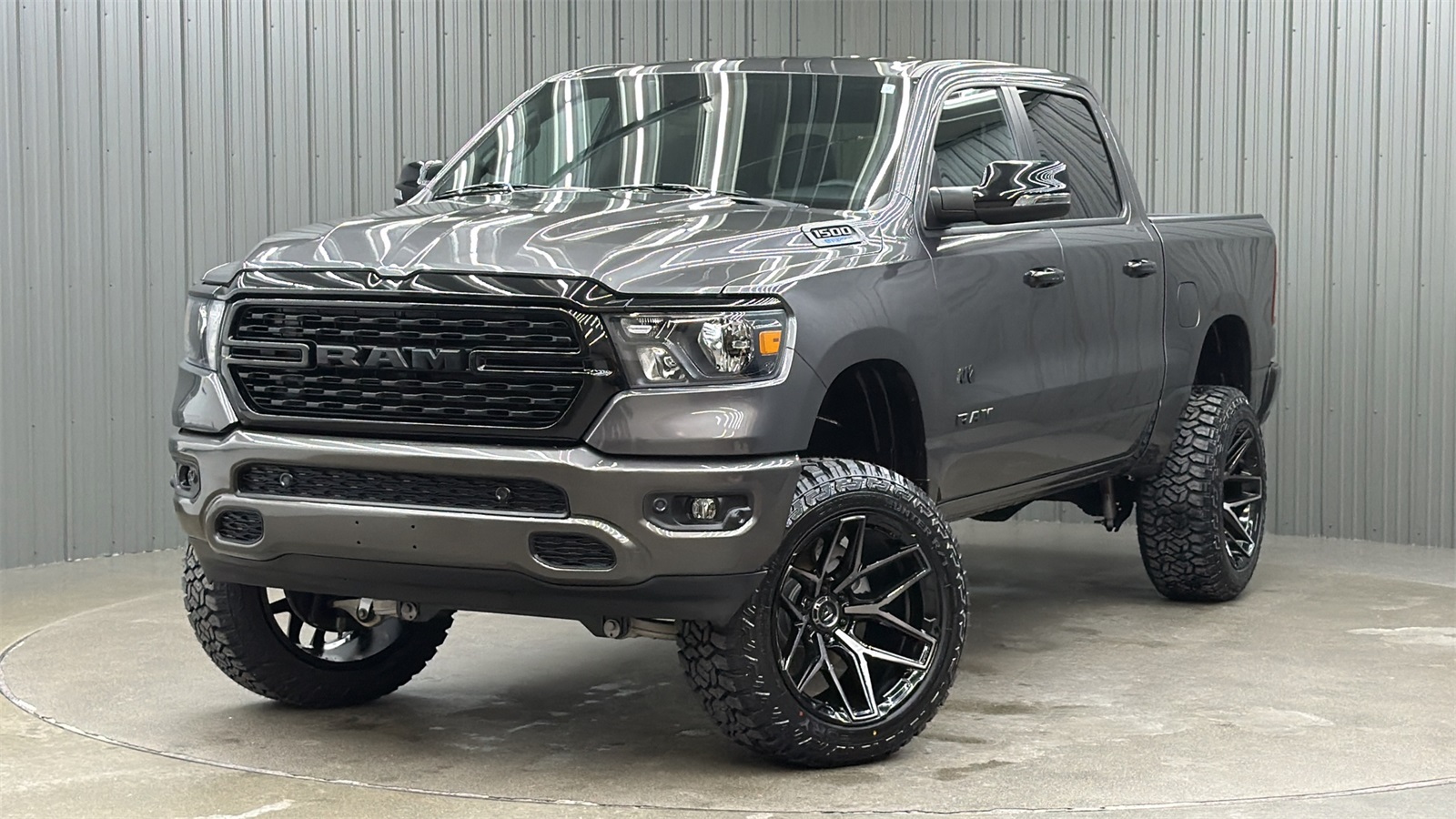 Lifted 2023 Ram 1500 Big Horn/Lone Star Night Edition Short Bed w/ Level B