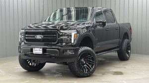 Lifted 2025 Ford F-150 Lariat Black Package Short Bed w/ 501A & Moonroof