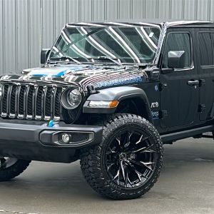 Lifted 2023 Jeep Wrangler Rubicon 4xe w/ Sky Top