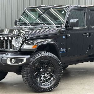 Lifted 2025 Jeep Wrangler Sahara 4xe w/ Active Safety & Hard Top