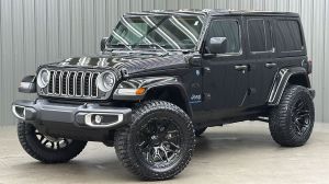 Lifted 2025 Jeep Wrangler Sahara 4xe w/ Active Safety & Hard Top