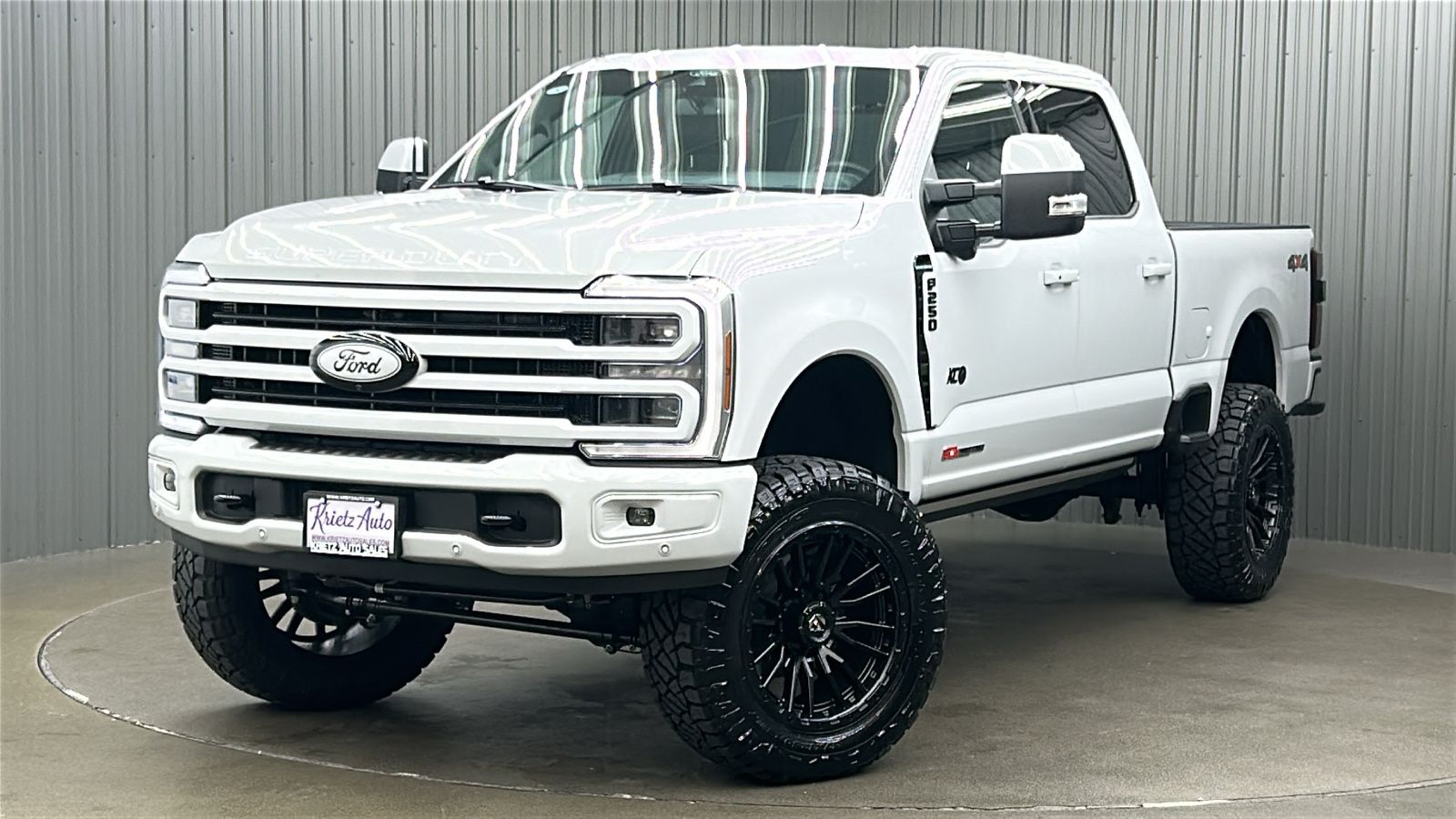 Lifted 2026 Ford F-250SD Platinum Short Bed w/ COLORMATCH, 703A & Moonroof