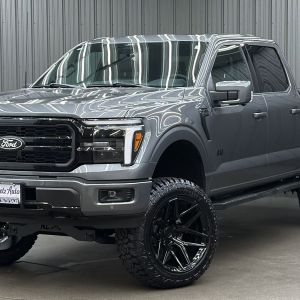 Lifted 2025 Ford F-150 Lariat Black Package Short Bed w/ 501A & Moonroof