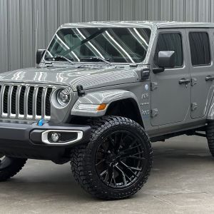 Lifted 2023 Jeep Wrangler Sahara 4xe w/ Cold Weather & Hard Top