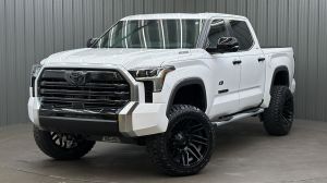 Lifted 2025 Toyota Tundra Hybrid Limited Short Bed w/ Premium Pkg, JBL & Moonroof