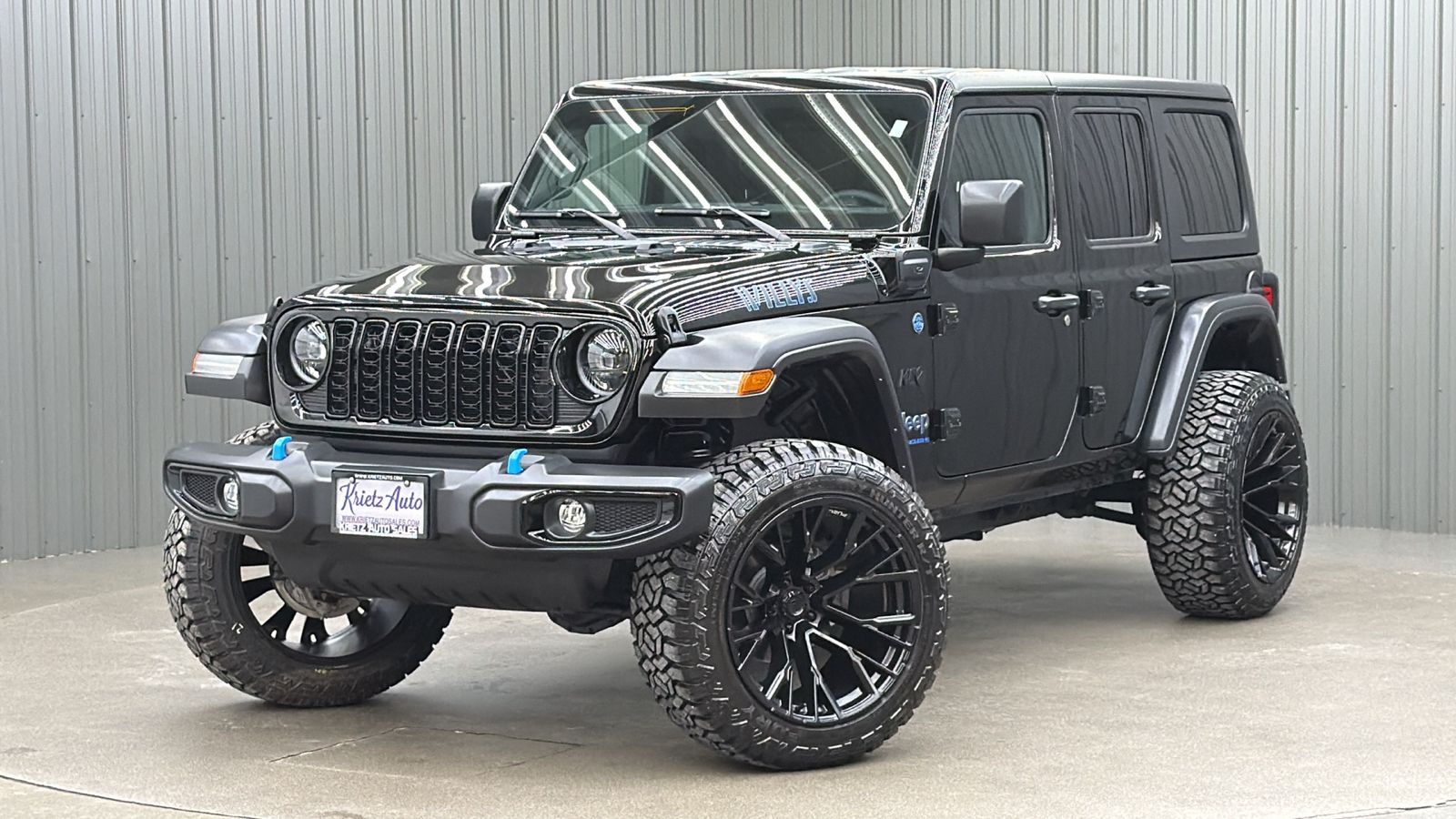 Lifted 2024 Jeep Wrangler Willys 4xe w/ Hard Top