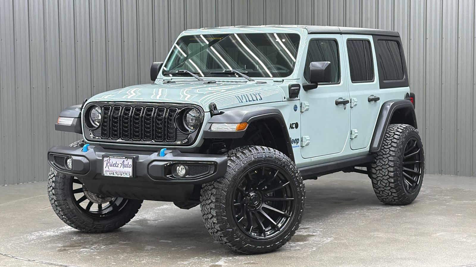 Lifted 2024 Jeep Wrangler Willys 4xe w/ Convenience & Hard Top